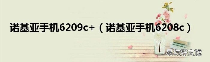 诺基亚手机6208c 诺基亚手机6209c+