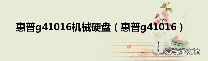 惠普g41016 惠普g41016机械硬盘
