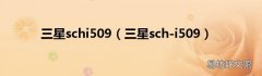 三星sch-i509 三星schi509