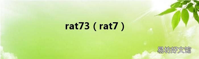 rat7 rat73