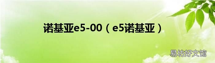 e5诺基亚 诺基亚e5-00