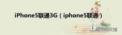 iphone5联通 iPhone5联通3G