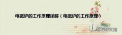 电磁炉的工作原理 电磁炉的工作原理详解