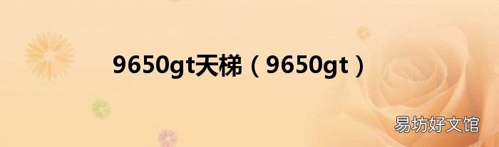 9650gt 9650gt天梯