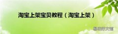 淘宝上架 淘宝上架宝贝教程