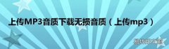 上传mp3 上传MP3音质下载无损音质