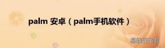 palm手机软件 palm 安卓