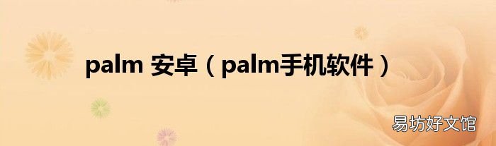palm手机软件 palm 安卓