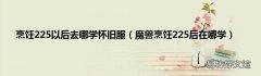 魔兽烹饪225后在哪学 烹饪225以后去哪学怀旧服