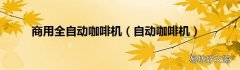 自动咖啡机 商用全自动咖啡机