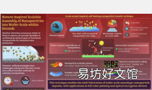 GIST研究人员开发出纳米技术可在几秒钟内创建晶圆级纳米颗粒单层