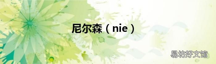 nie 尼尔森