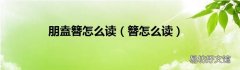 簪怎么读 朋盍簪怎么读
