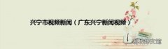 广东兴宁新闻视频 兴宁市视频新闻
