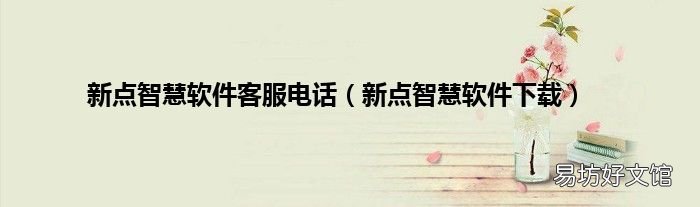 新点智慧软件下载 新点智慧软件客服电话