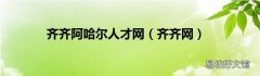 齐齐网 齐齐阿哈尔人才网