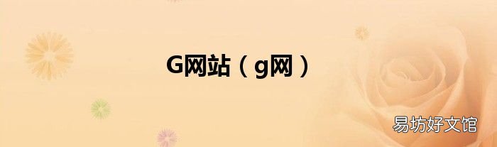 g网 G网站