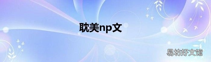 耽美np文