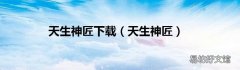 天生神匠 天生神匠下载
