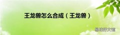 王龙兽 王龙兽怎么合成