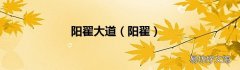 阳翟 阳翟大道
