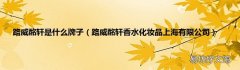 路威酩轩香水化妆品上海有限公司 路威酩轩是什么牌子