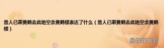 昔人已乘黄鹤去此地空余黄鹤楼 昔人已乘黄鹤去此地空余黄鹤楼表达了什么