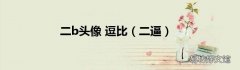 二逼 二b头像 逗比