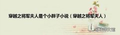 穿越之将军夫人 穿越之将军夫人是个小胖子小说