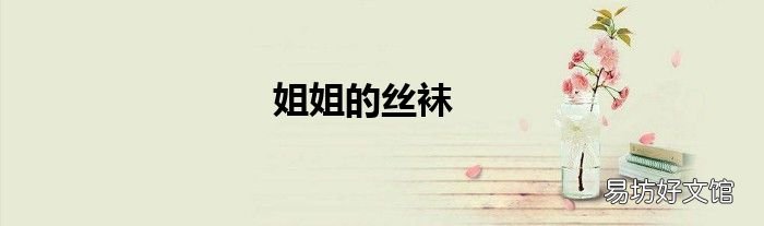 姐姐的丝袜