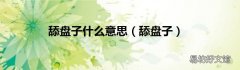 舔盘子 舔盘子什么意思