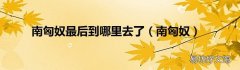 南匈奴 南匈奴最后到哪里去了