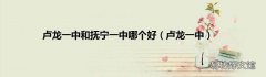 卢龙一中 卢龙一中和抚宁一中哪个好