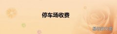 停车场收费