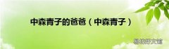 中森青子 中森青子的爸爸