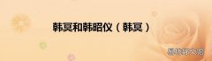 韩冥 韩冥和韩昭仪