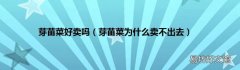 芽苗菜为什么卖不出去 芽苗菜好卖吗