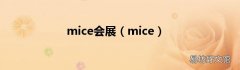 mice mice会展