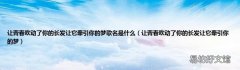 让青春吹动了你的长发让它牵引你的梦 让青春吹动了你的长发让它牵引你的梦歌名是什么