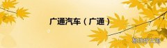 广通 广通汽车