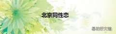 北京同性恋