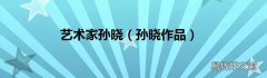 孙晓作品 艺术家孙晓