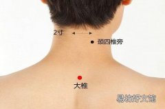 艾灸大椎的好处与功效 艾灸大椎的准确位置图