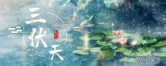 伏天多少天 三伏天泡药浴的好处