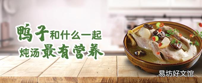 鸭子炖汤和什么一起炖最有营养 鸭肉和什么水果相克