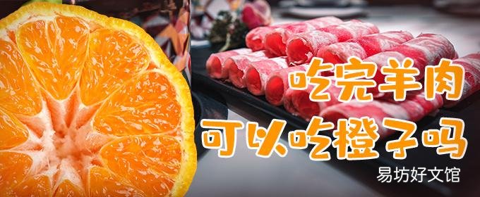 吃完羊肉可以吃橙子吗 羊肉可以炖山药吃吗