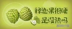 释迦果很硬是没熟吗 没熟的释迦果吃了会怎么样