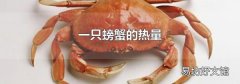 一只螃蟹的热量