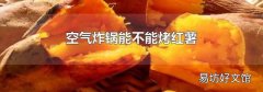 空气炸锅能不能烤红薯