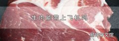 生肉能带上飞机吗